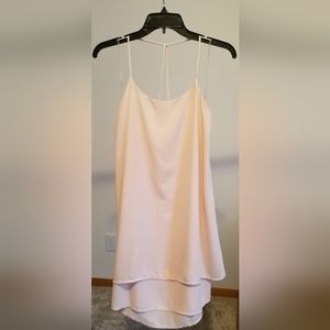 My Beloved brand high-low, blush high  chiffon dress